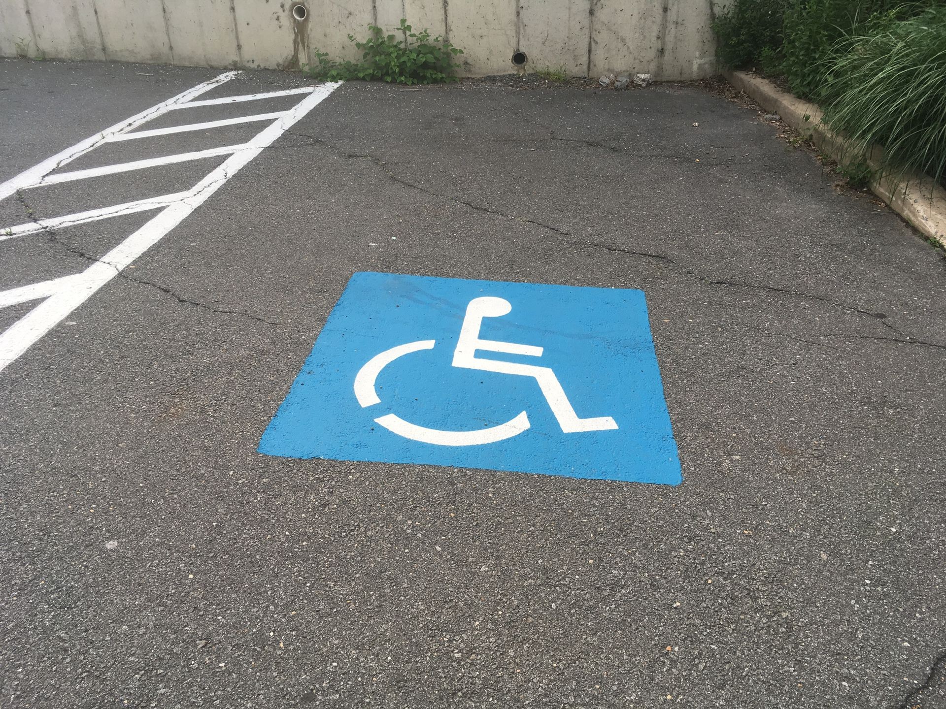 Handicapped Parking Space - Handicap Parking Space - ADA Compliant Parking